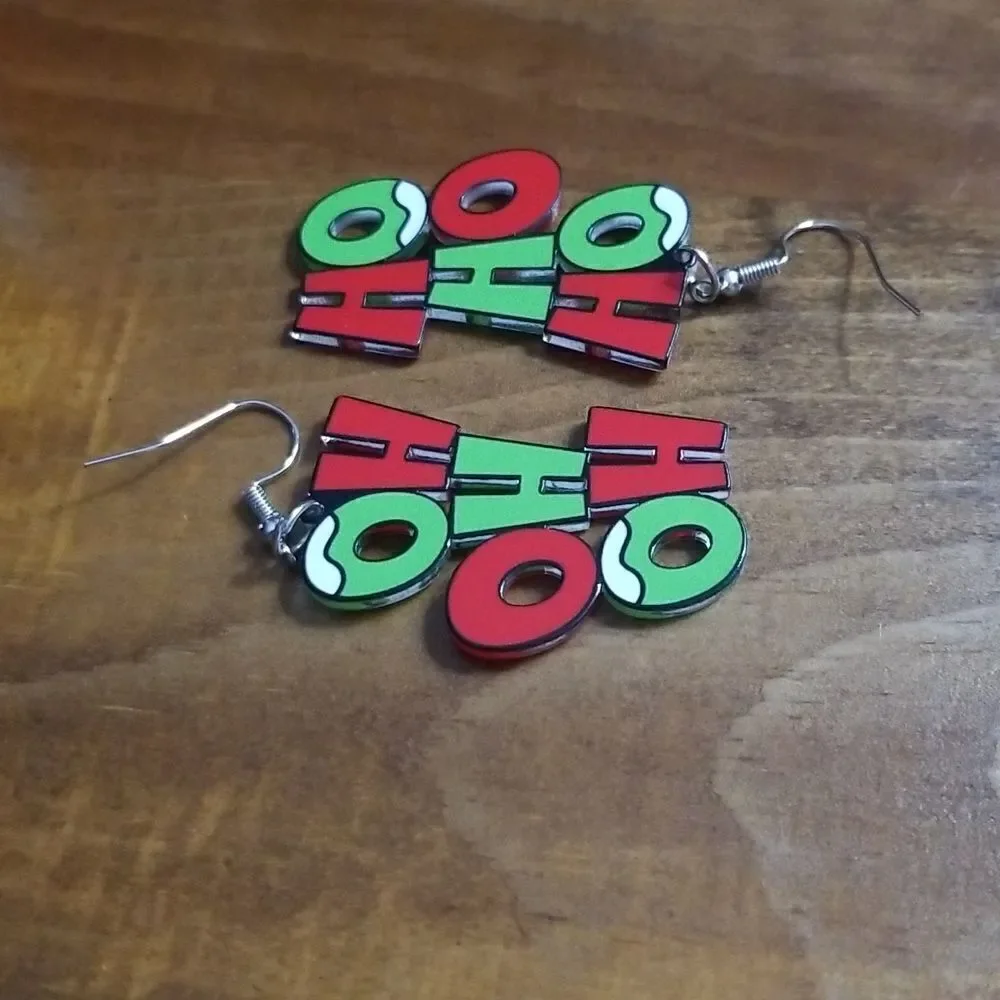 Christmas HO HO Earrings